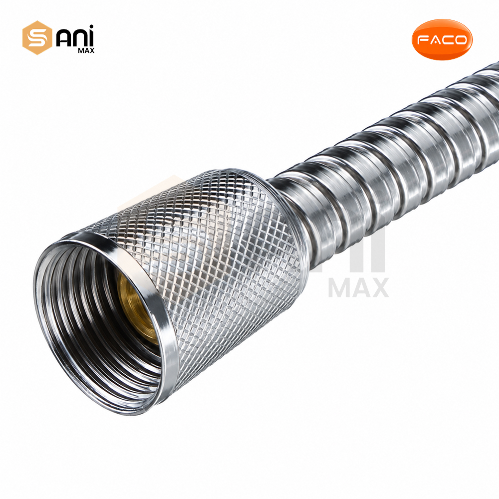 FACO Metal Flexible Hose Chrome