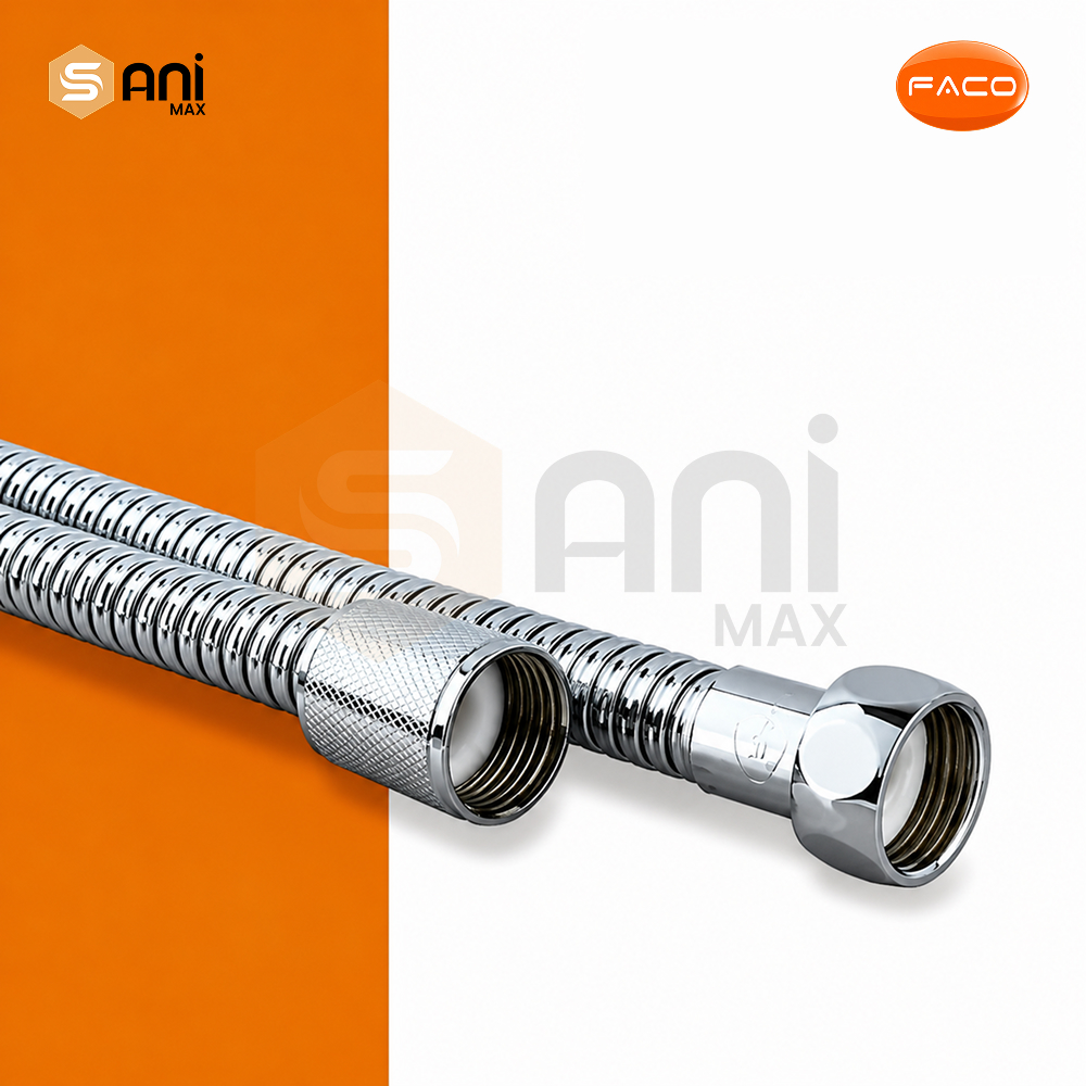FACO Metal Flexible Hose Chrome