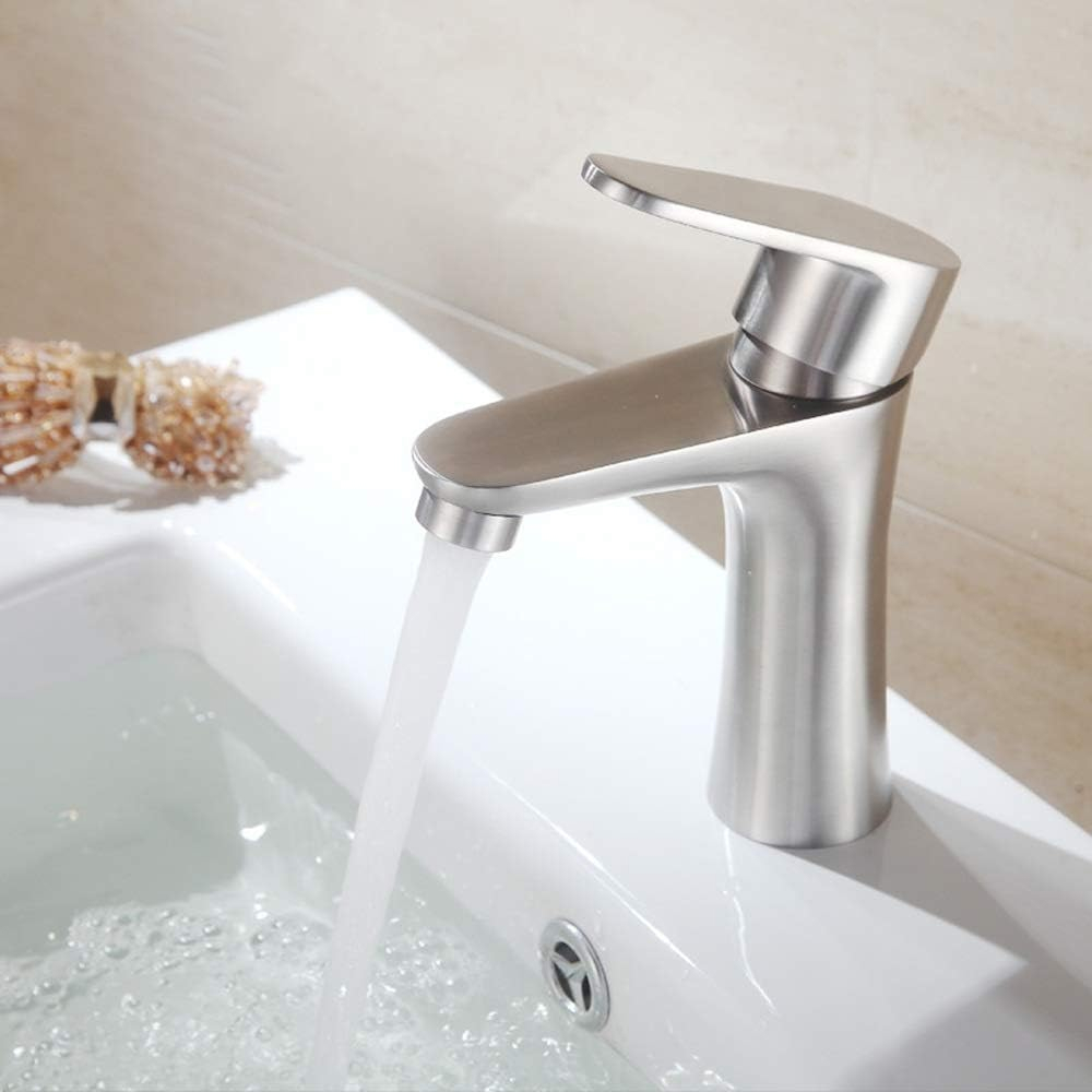 Bathroom Basin Mixer Brushed Nickel | SUS 304