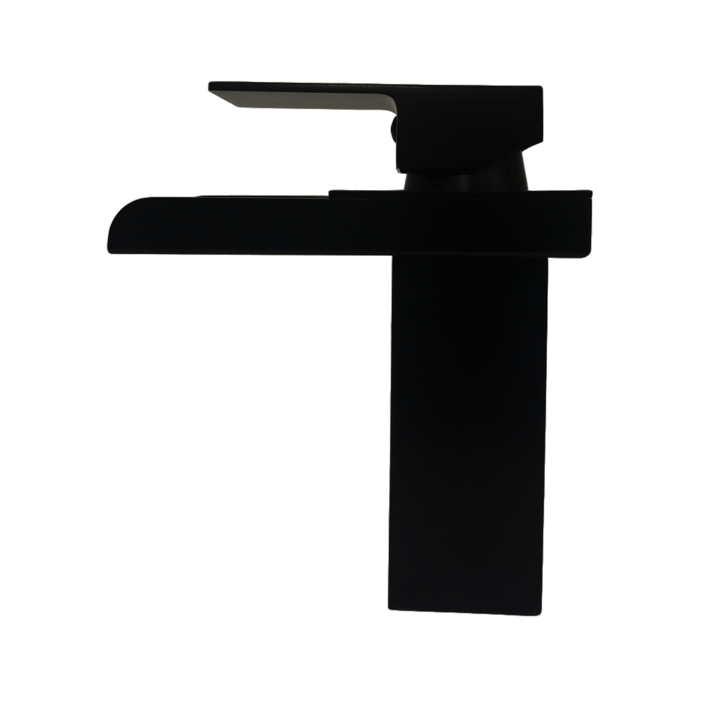 Square Glass Basin Mixer