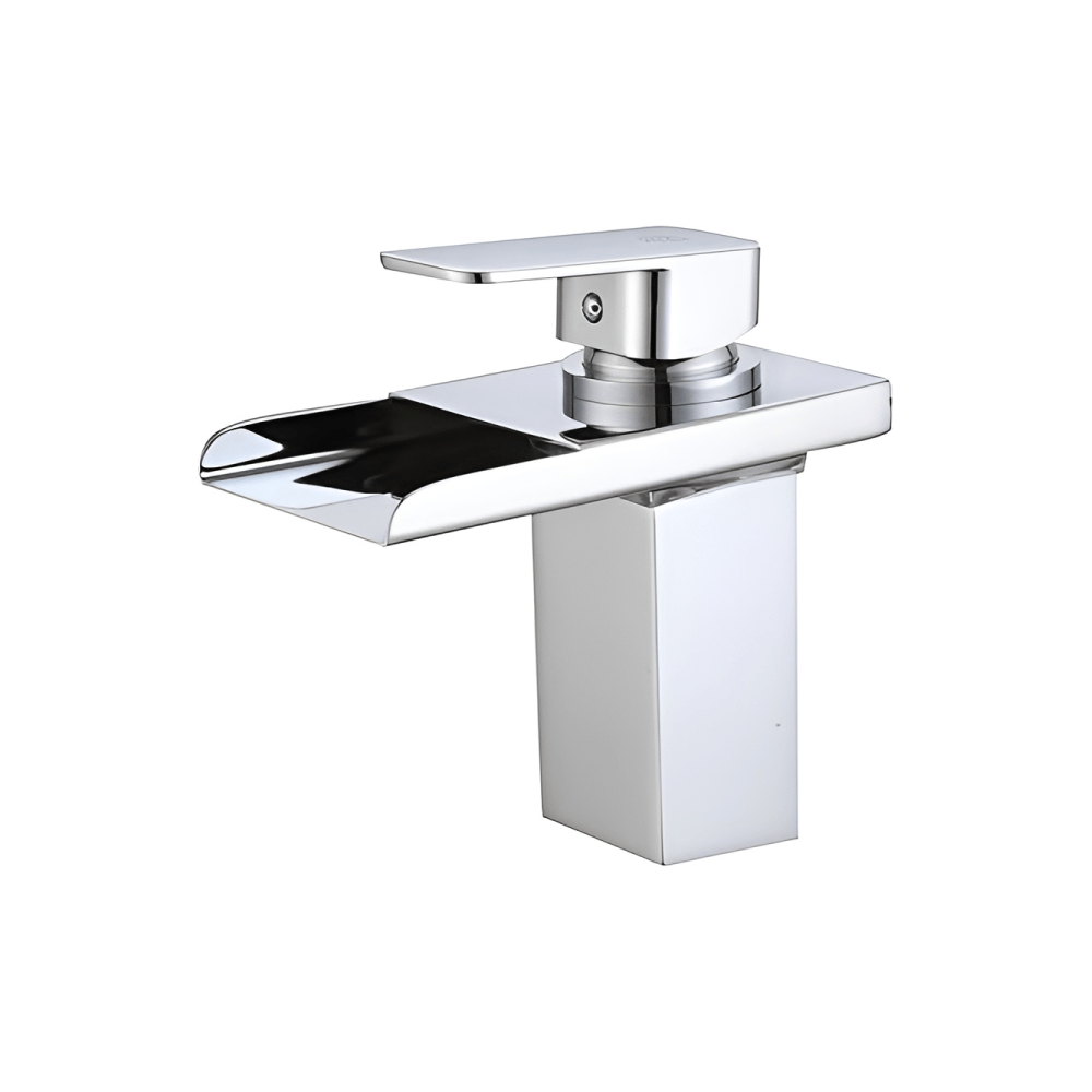Square Glass Basin Mixer