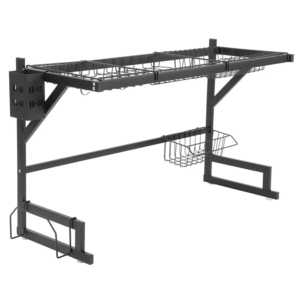Kitchen Dish Storage Rack Stainless Steel