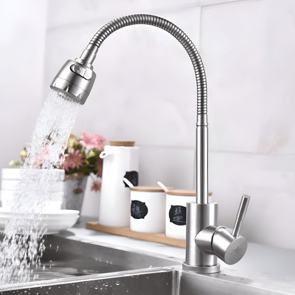 Kitchen Mixer 360° Movable Shower Neck Deck Mounted