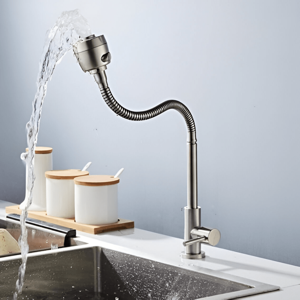 Kitchen Mixer 360° Movable Shower Neck Deck Mounted