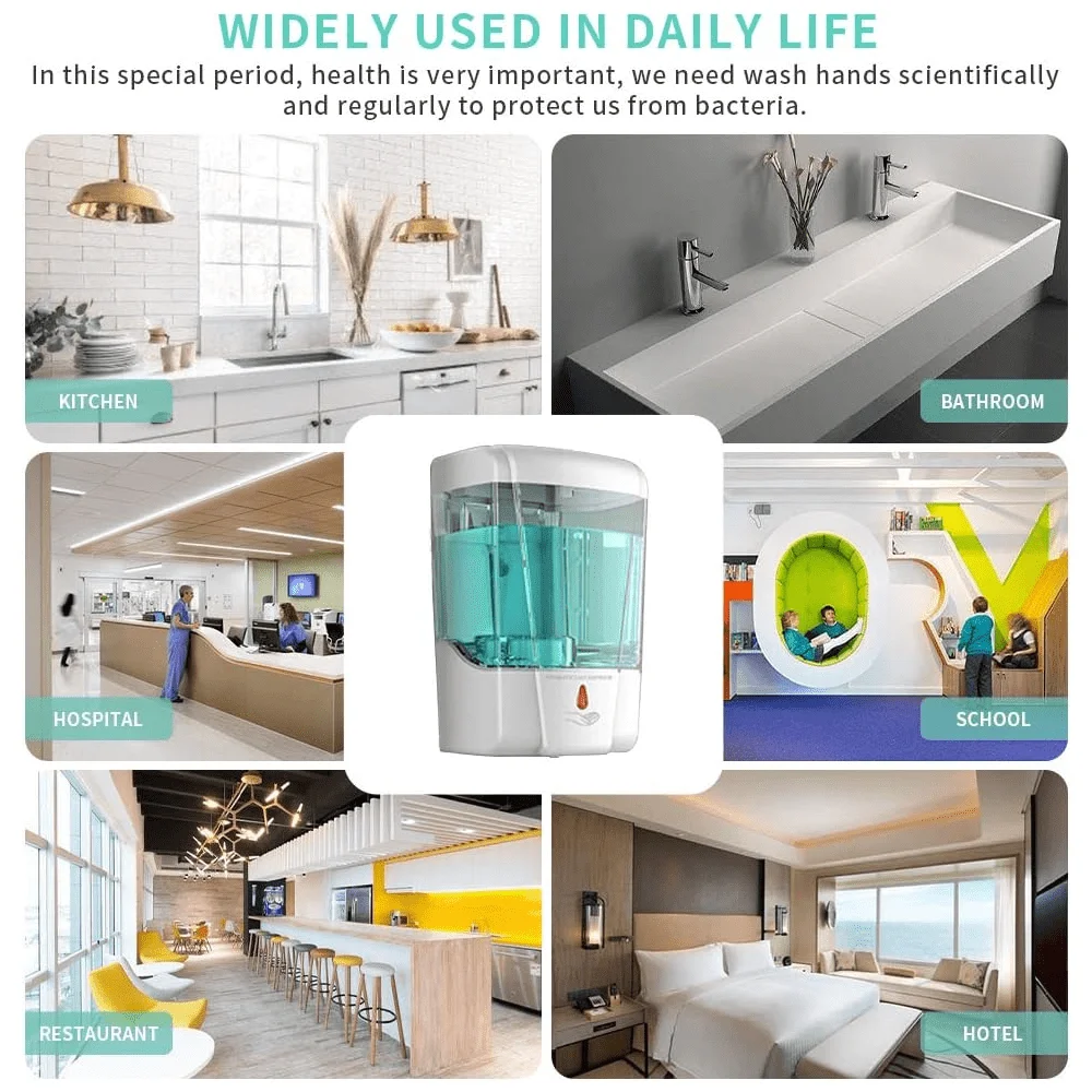 Automatic Liquid Soap Dispenser | 700ml | Wall Mounted