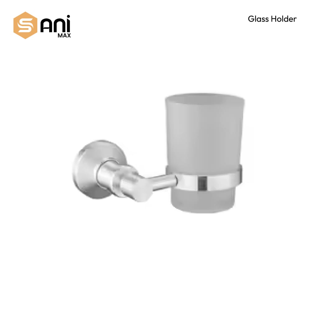 6pc Bathroom Acessories Set | Scratchless Aluminium | Silver - Black