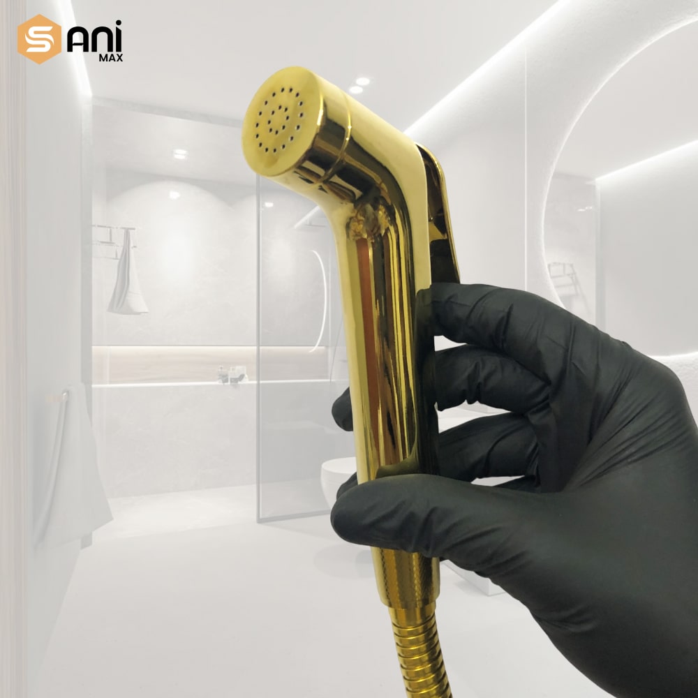Heavy-Duty Muslim Shower Set | Stainless Steel 304 | Matte Black-Gold-Rose Gold