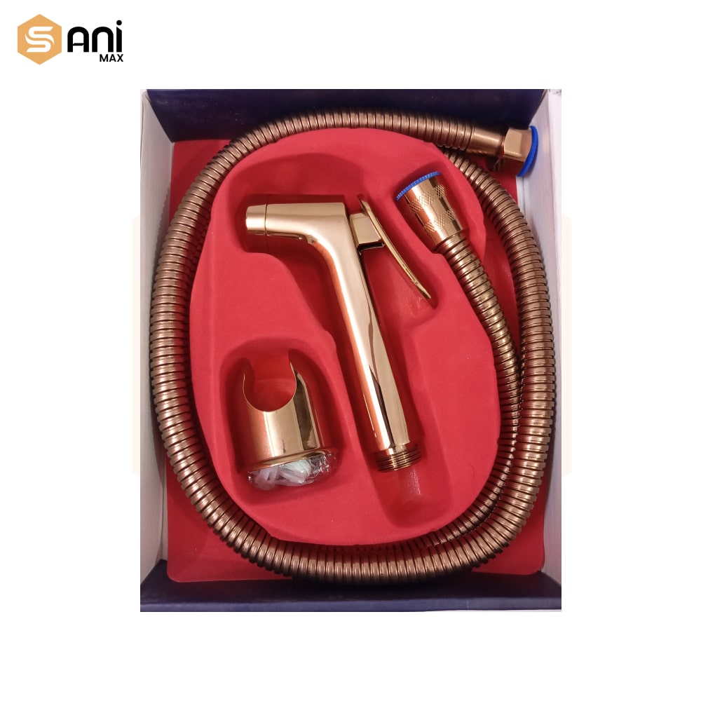 Heavy-Duty Muslim Shower Set | Stainless Steel 304 | Matte Black-Gold-Rose Gold
