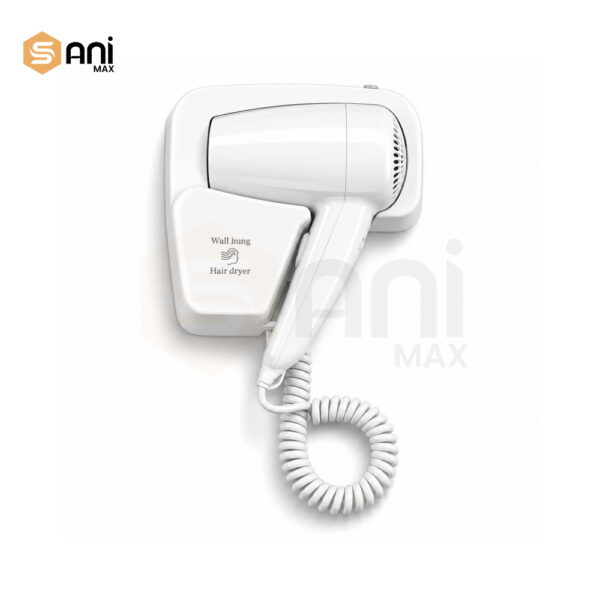 Wall-Mounted Hair Dryer | ABS Material | Compact & Stylish for Hotels & Homes
