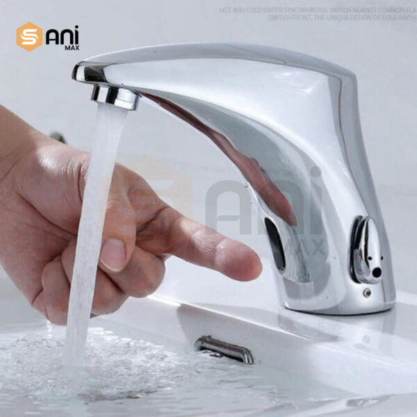 Infrared Smart Automatic Faucet | Stainless Steel Sensor Tap | Hot & Cold Mixer | Water-Saving Design for Bathrooms & Offices