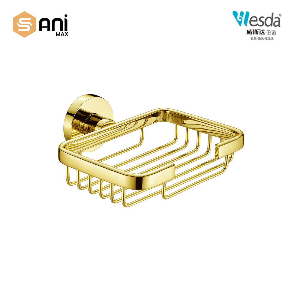 Wesda 6-Piece Luxury Bathroom Accessories Set | Gold & Rose Gold Finish | Stainless Steel 304