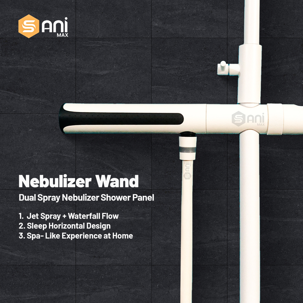 Celestial Wand - Hydropower LED Shower System | Rainfall, Hand Shower & Spa Wand | Complete Luxury Shower Set