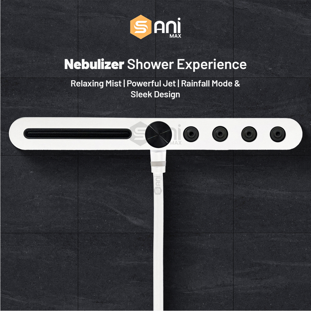 Diamond Flow – Hydropower LED Shower System with Hand Shower & Nebulizer | Complete Luxury Shower Set