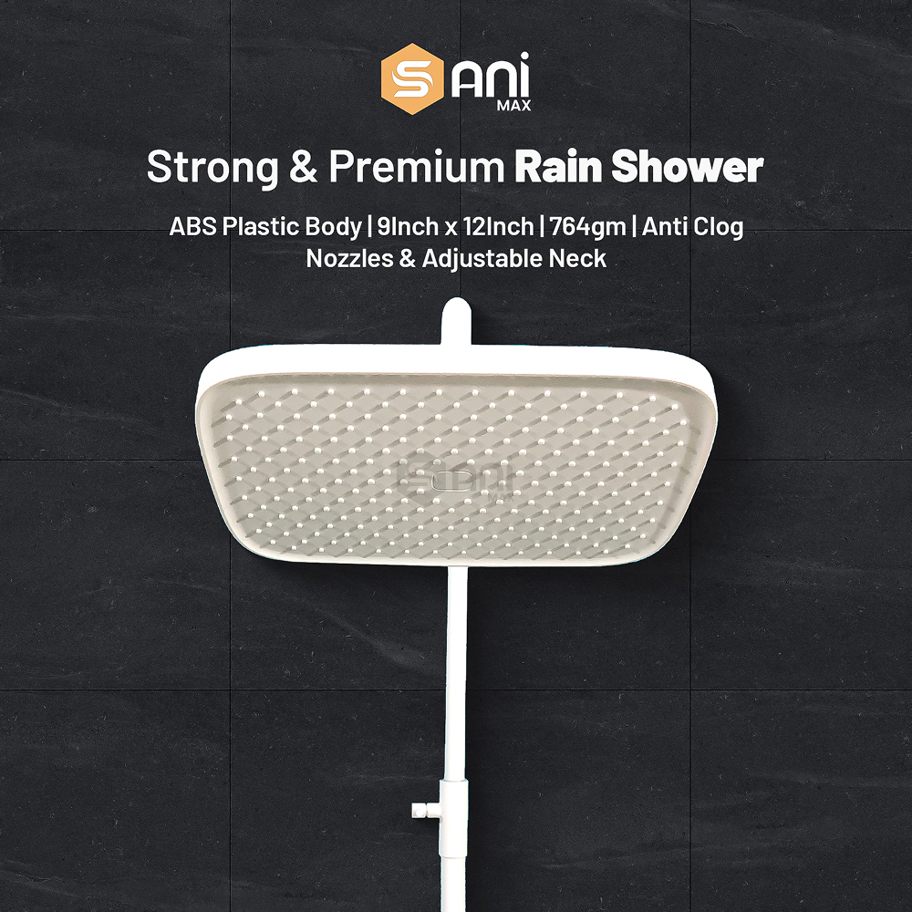 Edge Wave – Hydropower LED Rainfall & Hand Shower System | Complete Luxury Shower Set