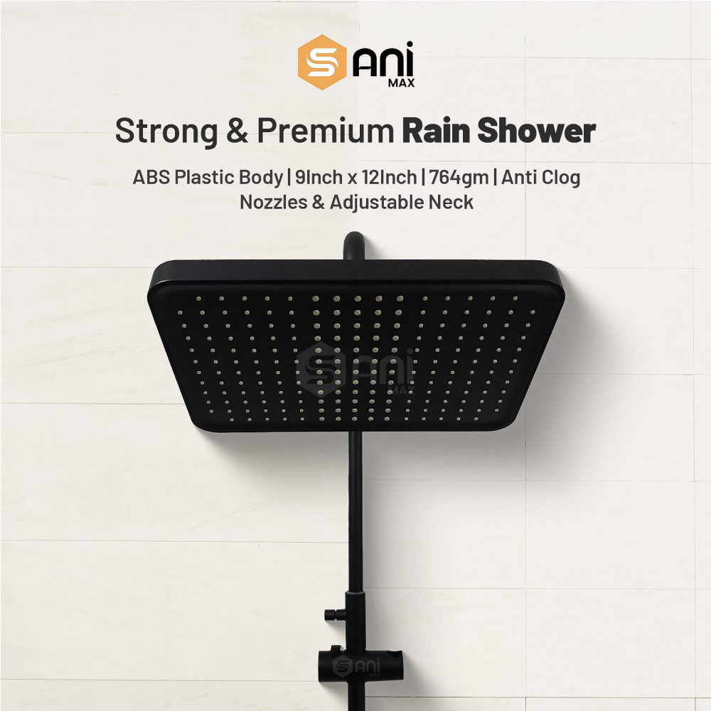 Celestial Wand - Hydropower LED Shower System | Rainfall, Hand Shower & Spa Wand | Complete Luxury Shower Set