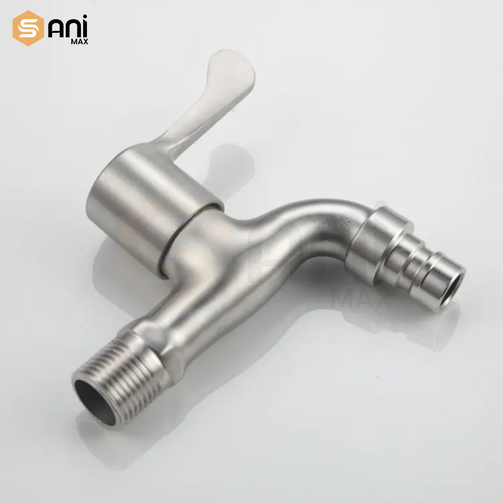 Stainless Steel Bib Tap | Wall Mount