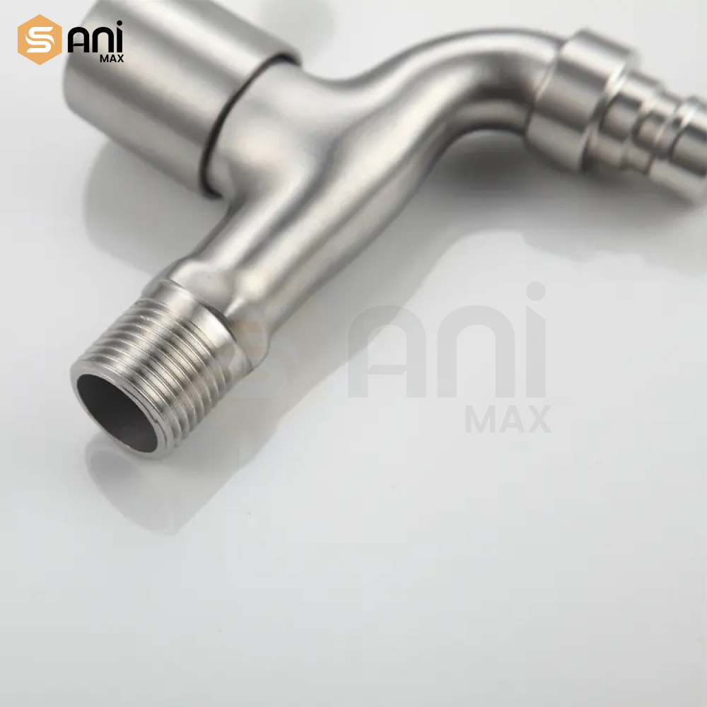 Stainless Steel Bib Tap | Wall Mount