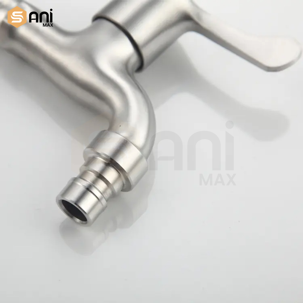 Stainless Steel Bib Tap | Wall Mount
