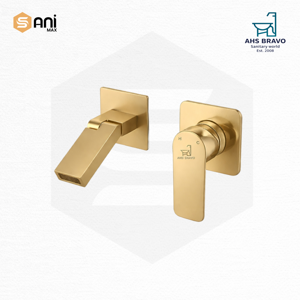 Heavy Duty Concealed Basin Mixer | Wall Mounted | 5 Premium Finishes | HDA835
