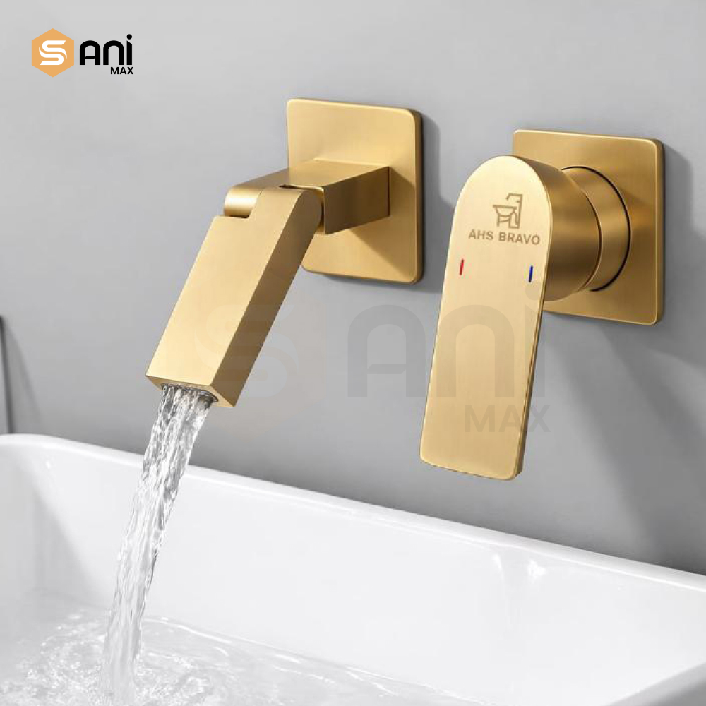 Heavy Duty Concealed Basin Mixer | Wall Mounted | 5 Premium Finishes | HDA835