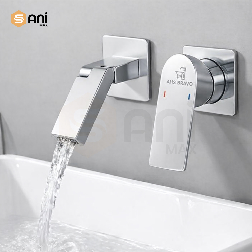 Heavy Duty Concealed Basin Mixer | Wall Mounted | 5 Premium Finishes | HDA835