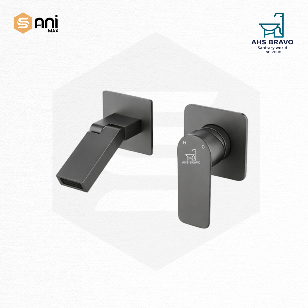 Heavy Duty Concealed Basin Mixer | Wall Mounted | 5 Premium Finishes | HDA835