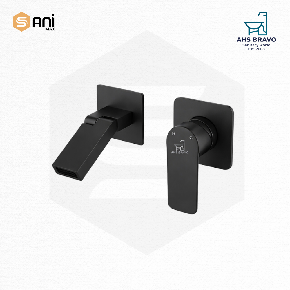 Heavy Duty Concealed Basin Mixer | Wall Mounted | 5 Premium Finishes | HDA835