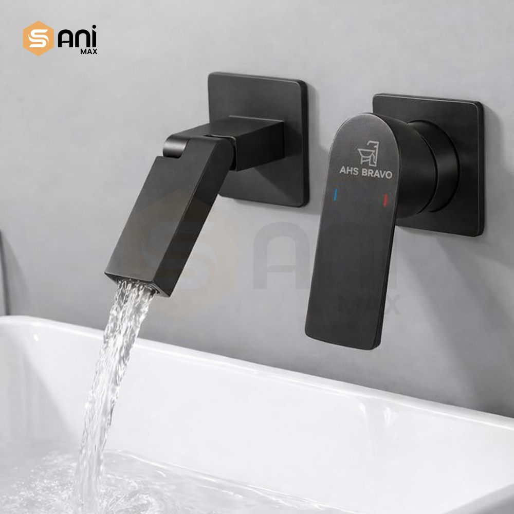 Heavy Duty Concealed Basin Mixer | Wall Mounted | 5 Premium Finishes | HDA835