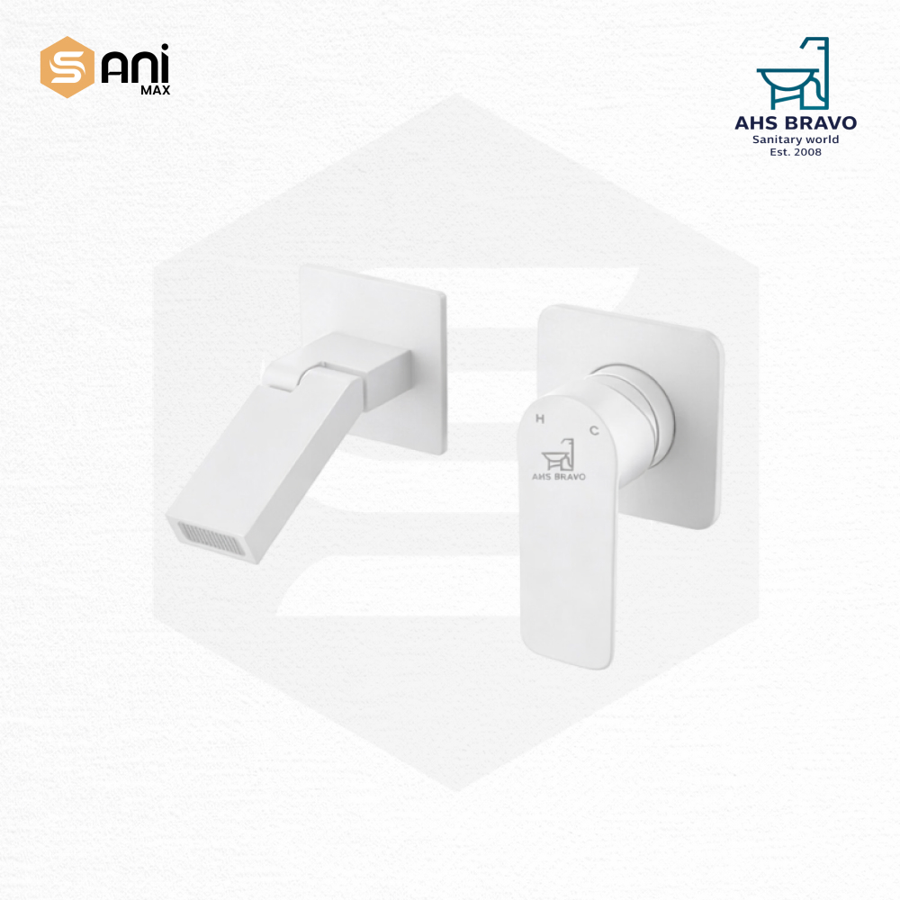Heavy Duty Concealed Basin Mixer | Wall Mounted | 5 Premium Finishes | HDA835