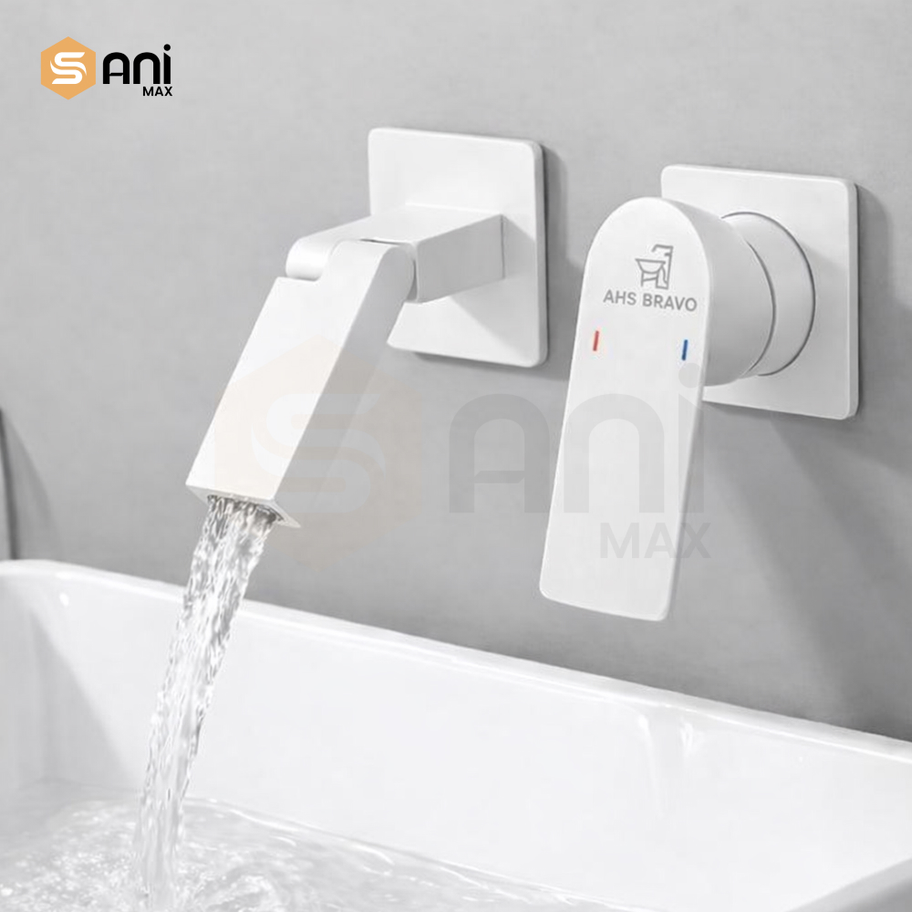 Heavy Duty Concealed Basin Mixer | Wall Mounted | 5 Premium Finishes | HDA835