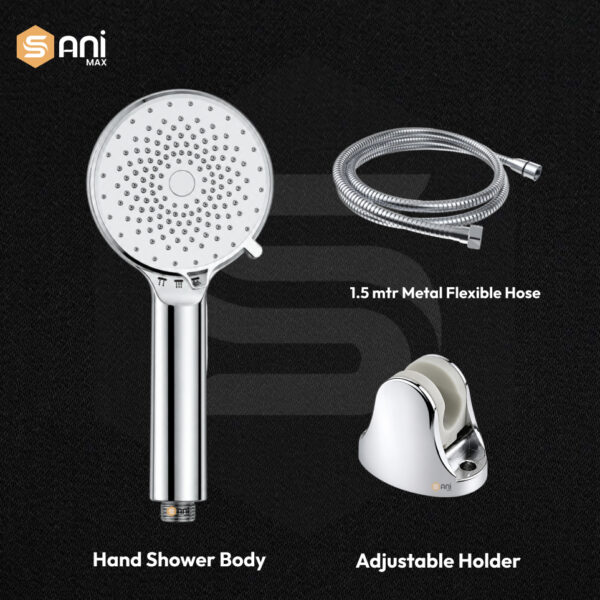 Phantom Chrome Hand Shower Set | Multi Function Shower Mode