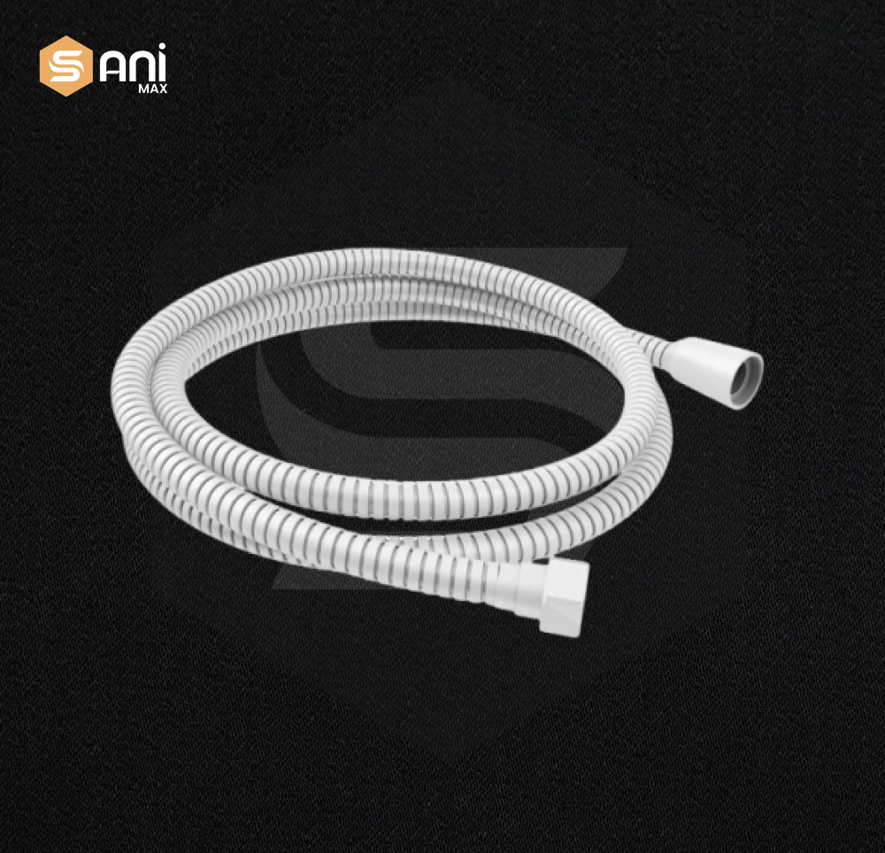 Modern Hand Shower Set | Matt White | ABS Material