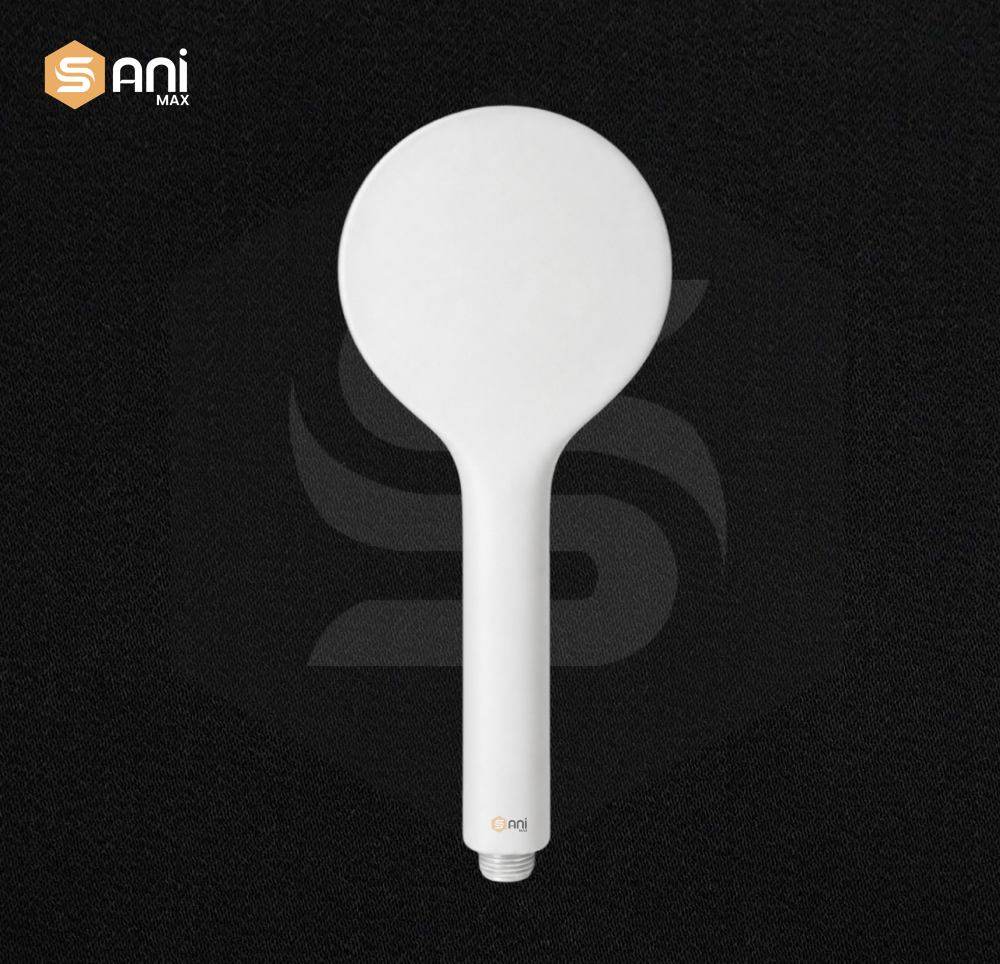 Modern Hand Shower Set | Matt White | ABS Material