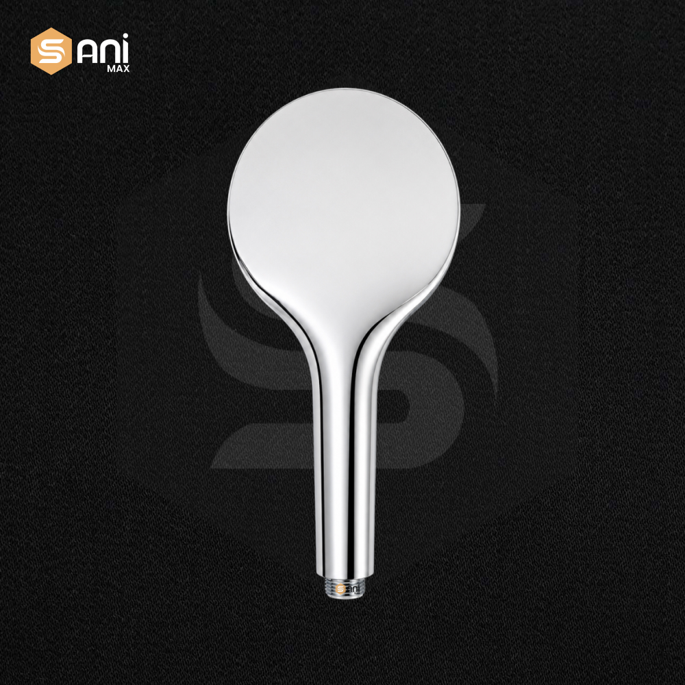 Heavy Duty ABS Push Button Hand Shower Set | Chrome Finish