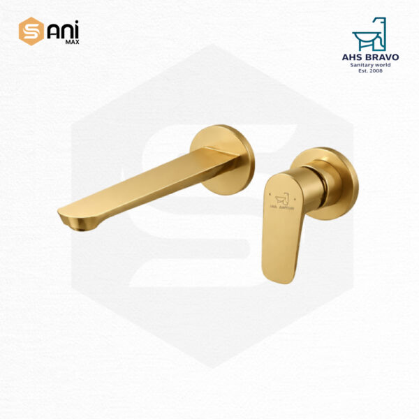 Heavy Duty Concealed Basin Mixer | Wall Mounted | 5 Premium Finishes | HDA190