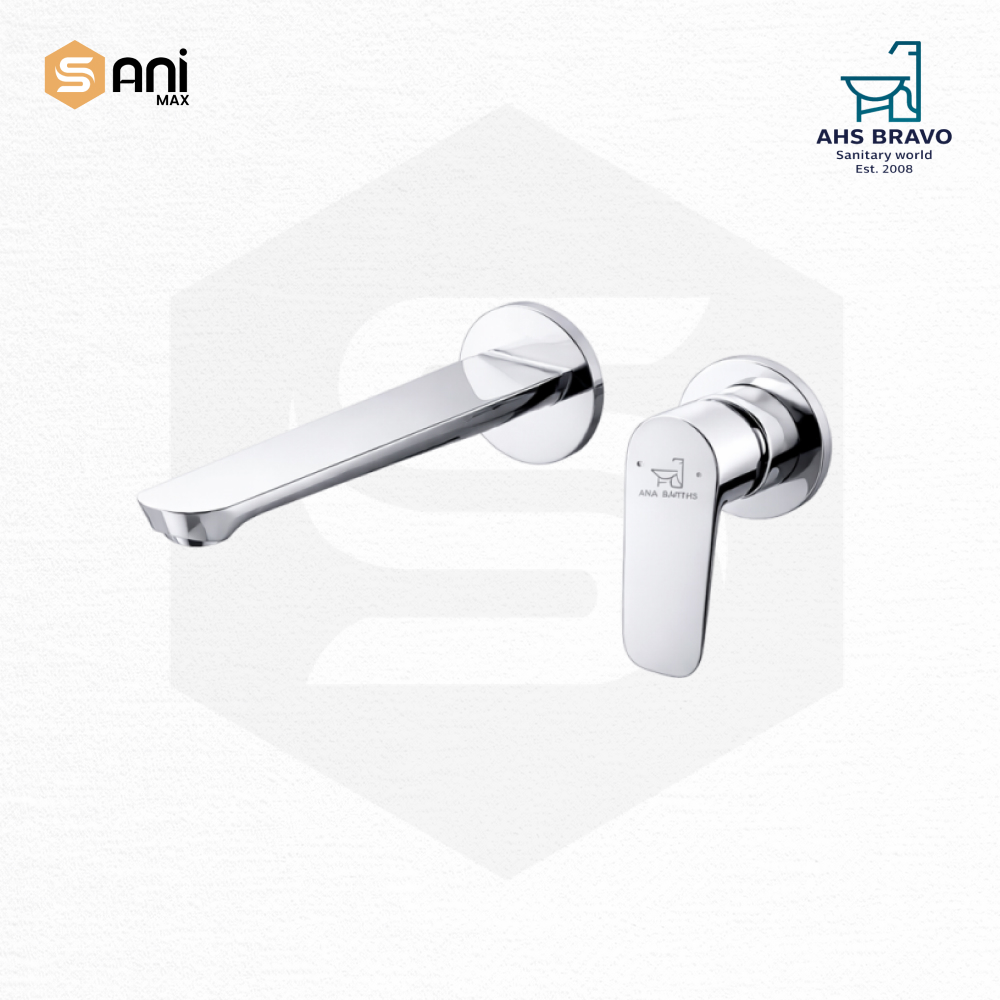 Heavy Duty Concealed Basin Mixer | Wall Mounted | 5 Premium Finishes | HDA190