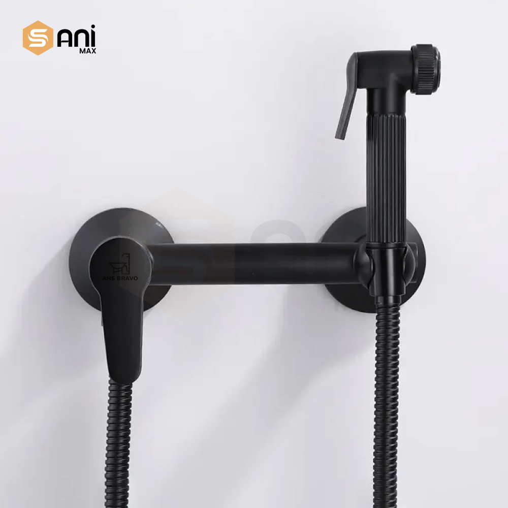 Round Body Muslim Shower Mixer | Hot & Cold Lever Operation