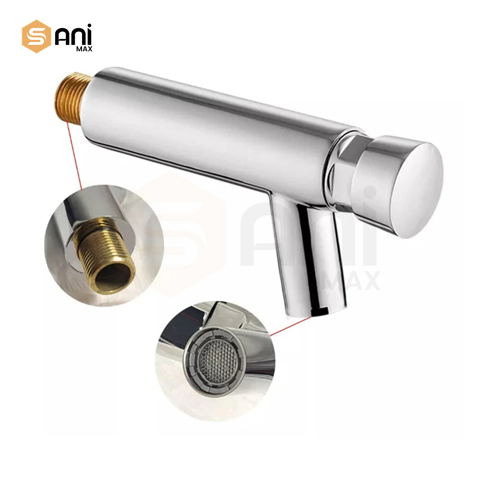 Self Closing Tap | Wall Mounted | Single Line