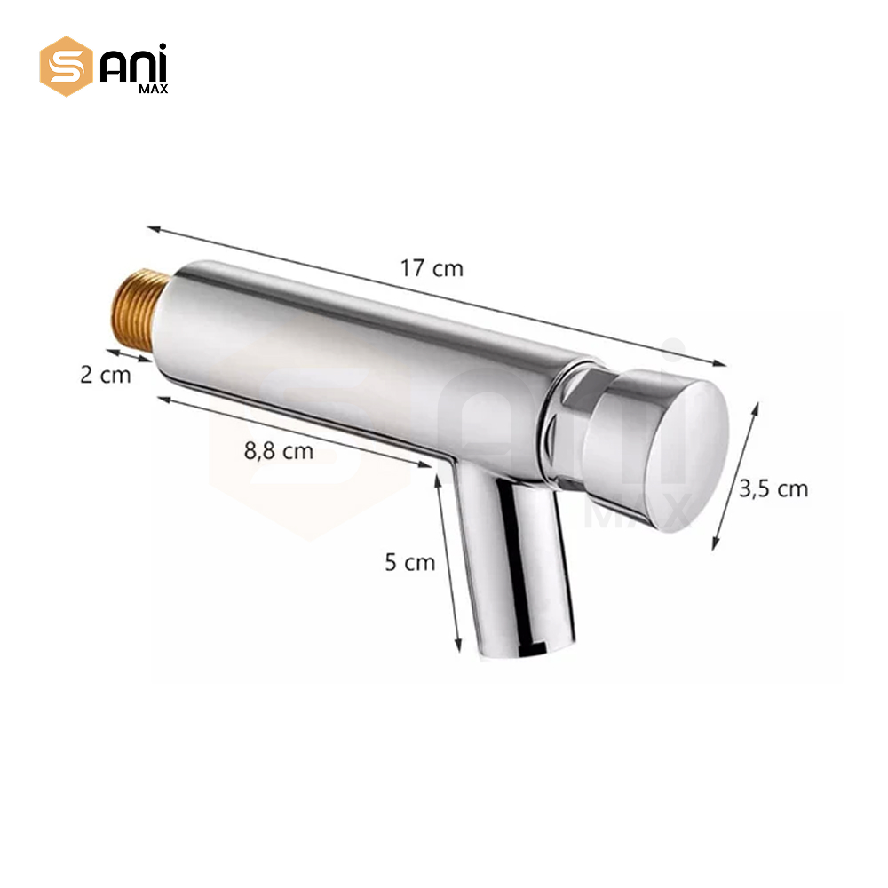 Self Closing Tap | Wall Mounted | Single Line