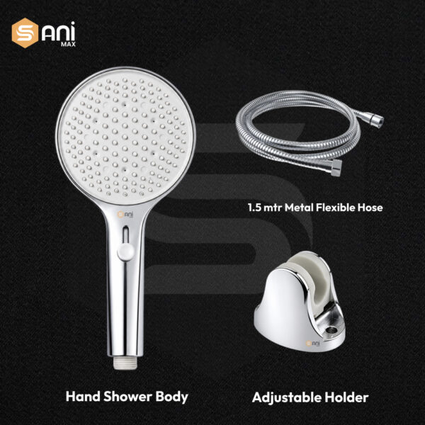 Starline Hand Shower Set | Sliding Button Multi-Mode