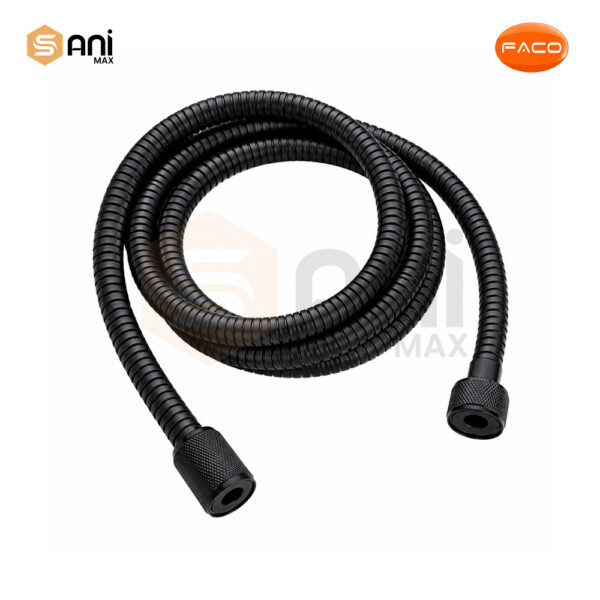 FACO Metal Flexible Hose Matte Black