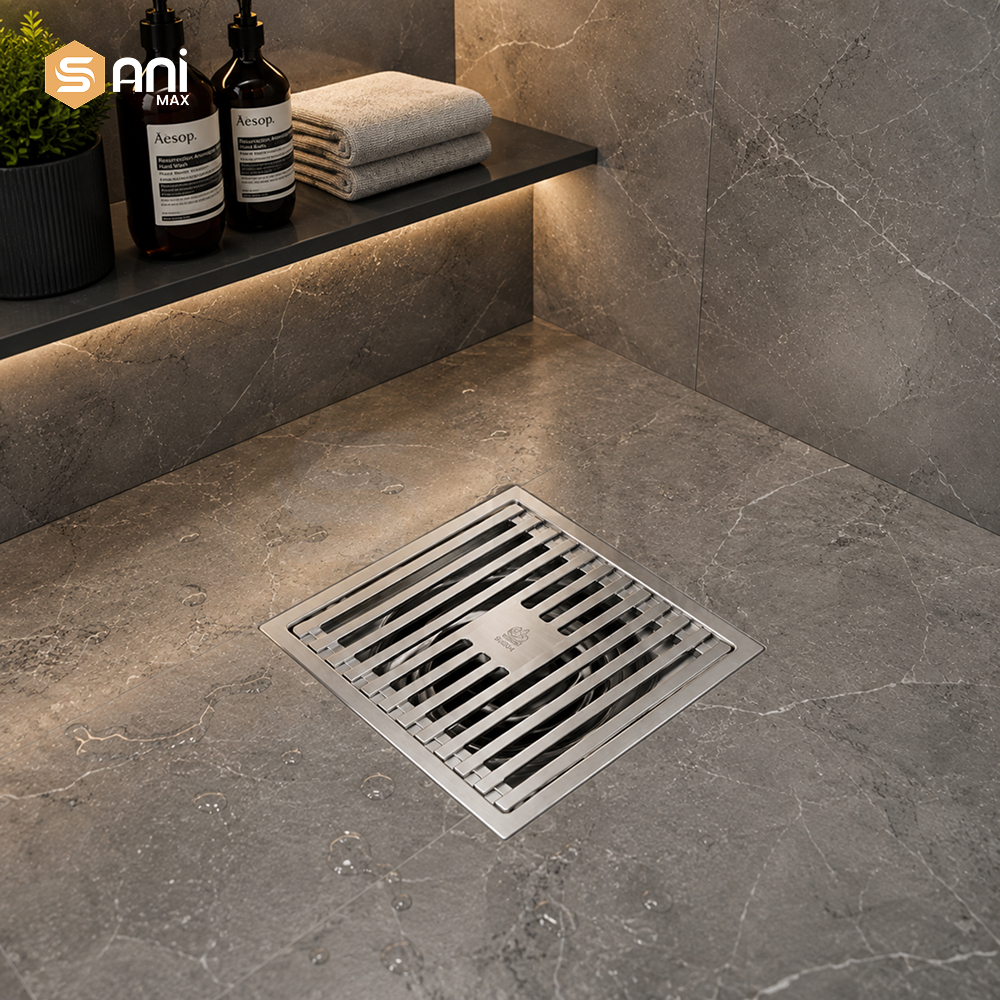 Heavy Duty SUS 304 | Linear Floor Drain | 6x6 Inch
